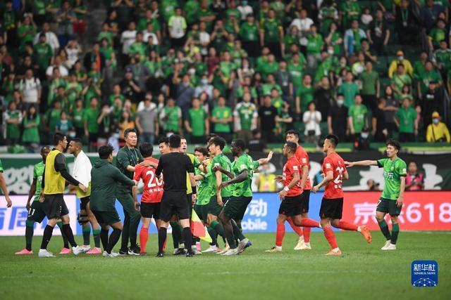 北京国安攻入制胜一球，力保领先地位